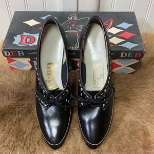 Vtg 60s Delmar Deb Shoes 7 California Pinup